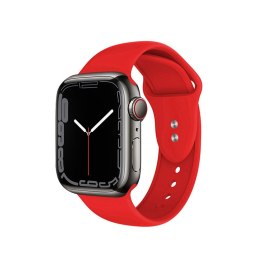 Crong Liquid - Pasek do Apple Watch 44/45/46/49 mm (czerwony)