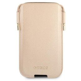 Guess Saffiano Pouch - Torebka na telefon S/M max 6.1