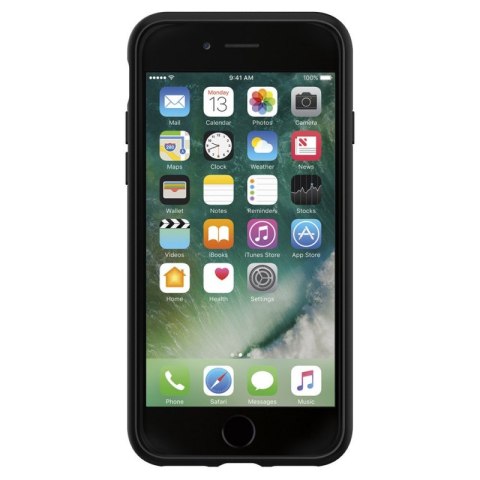 Spigen Liquid Air - Etui do iPhone SE 2022 / SE 2020 / 8 / 7 (Czarny)