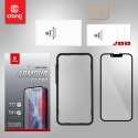 Crong Anti-Bacterial 3D Armour Glass - Szkło hartowane 9H na cały ekran iPhone 14 Plus / iPhone 13 Pro Max + ramka instalacyjna