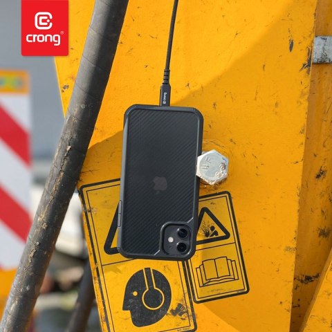 Crong Armor Link - Kabel USB-C Lightning Fast Charging MFi 150cm (czarny)