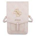 Guess 4G Big Metal Logo Phone Bag - Torba z przegrodą na smartfona (różowy)