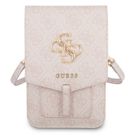 Guess 4G Big Metal Logo Phone Bag - Torba z przegrodą na smartfona (różowy)