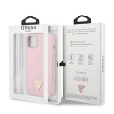 Guess Silicone Triangle Logo - Etui iPhone 13 mini (liliowy)