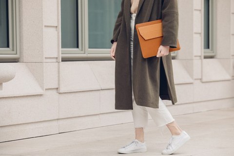 Moshi Muse 14" 3-in-1 Slim - Pokrowiec MacBook Pro 14" (M4/M3/M2/M1/2024-2021) (Seashell White)