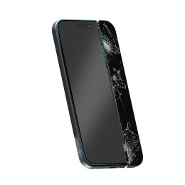 Crong 7D Nano Flexible Glass - Niepękające szkło hybrydowe 9H na cały ekran iPhone 14 Plus / iPhone 13 Pro Max