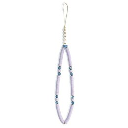 Guess Phone Strap Beads Heishi - Zawieszka do telefonu 25 cm (Lilac)