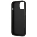 Guess Saffiano Triangle Logo Case - Etui iPhone 13 mini (srebrny)