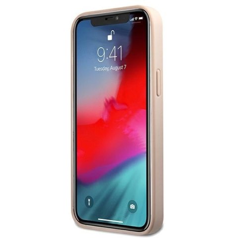 Guess 4G Metal Gold Logo - Etui iPhone 12 / iPhone 12 Pro (różowy)