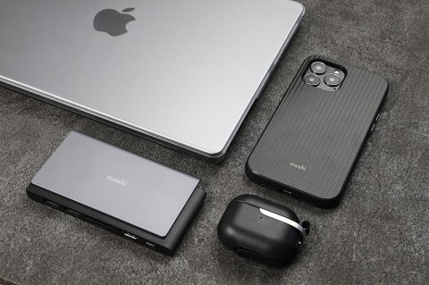 Moshi iGlaze Hardshell Case - Obudowa MacBook Pro 14" (M4/M3/M2/M1/2024-2021) (Stealth Clear)