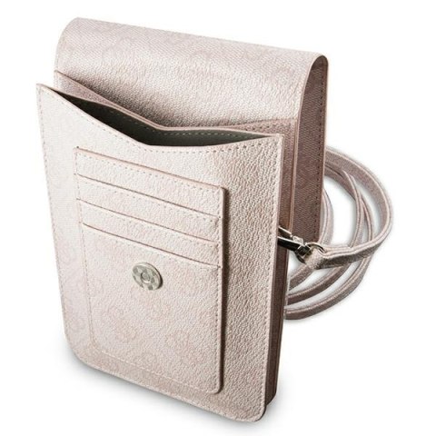 Guess Wallet 4G Triangle Logo Phone Bag - Torba na smartfona i akcesoria (Pink)