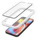 Spigen Alm Glass FC - Szkło hartowane do iPhone 17e / 16e / 14 / 13 / 13 Pro (Czarna ramka)