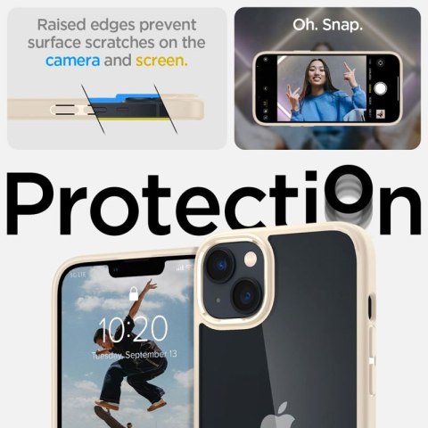 Spigen Ultra Hybrid - Etui do iPhone 15 Plus / iPhone 14 Plus (Beżowy)