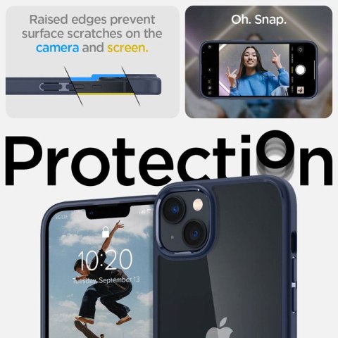 Spigen Ultra Hybrid - Etui do iPhone 15 Plus / iPhone 14 Plus (Granatowy)