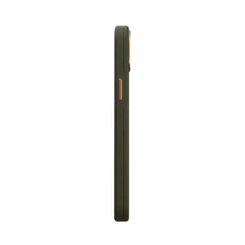 Moshi Napa Slim MagSafe - Skórzane etui iPhone 14 Plus (Juniper Green)