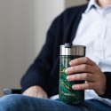 Quokka Boost Coffee Tumbler - Kubek termiczny ze stali nierdzewnej z zaparzaczem 400 ml (Greenstone)