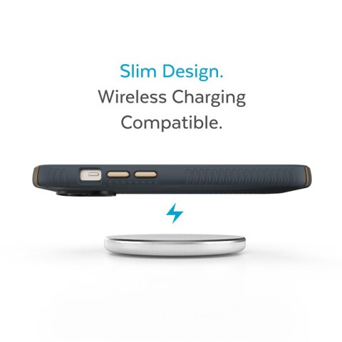 Speck Presidio2 Grip - Antypoślizgowe etui iPhone 15 Plus / 14 Plus (Charcoal / Cool Bronze / Slate)