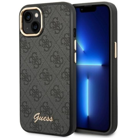 Guess 4G Metal Camera Outline Case - Etui iPhone 14 Plus (Czarny)