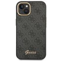 Guess 4G Metal Camera Outline Case - Etui iPhone 14 Plus (Czarny)