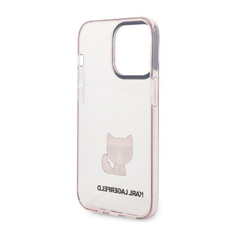 Karl Lagerfeld Choupette Body - Etui iPhone 14 Pro Max (różowy)