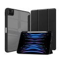 Crong PrimeFolio - Etui iPad Air 11" (2026 - 2024) / iPad Air 10.9" (5-4 gen.) / iPad Pro 11" (2022-2021) (czarny/przezroczysty)