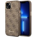 Guess 4G Metal Camera Outline Case - Etui iPhone 14 Plus (Brązowy)