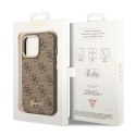 Guess 4G Metal Camera Outline Case - Etui iPhone 14 Pro Max (Brązowy)
