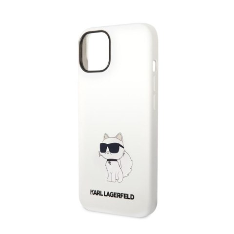 Karl Lagerfeld Silicone NFT Choupette - Etui iPhone 14 Plus (biały)