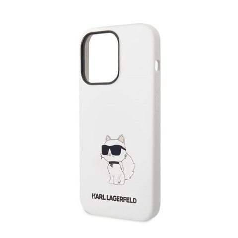 Karl Lagerfeld Silicone NFT Choupette - Etui iPhone 14 Pro Max (biały)