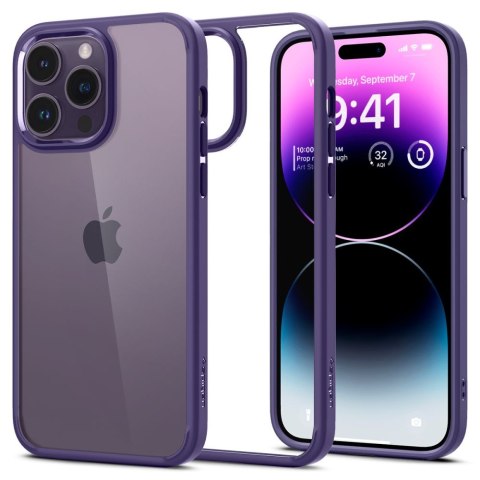 Spigen Ultra Hybrid - Etui do iPhone 14 Pro (Fioletowy)