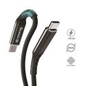Crong Armor Link - Kabel 100W PD 5A USB-C do USB-C 120cm (czarny)