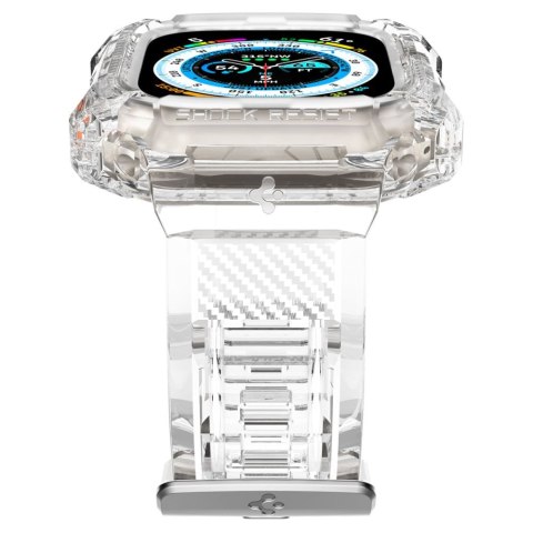 Spigen Rugged Armor Pro - Pasek z obudową do Apple Watch Ultra 49 mm (Przezroczysty)
