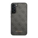 Guess 4G Metal Logo - Etui Samsung Galaxy S23 (szary)