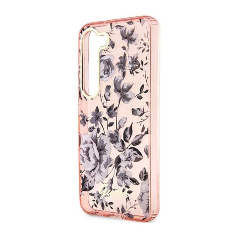 Guess Flower Collection - Etui Samsung Galaxy S23 (różowy)