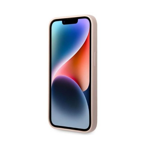 Karl Lagerfeld Liquid Silicone Karl & Choupette MagSafe - Etui iPhone 14 Pro (różowy)