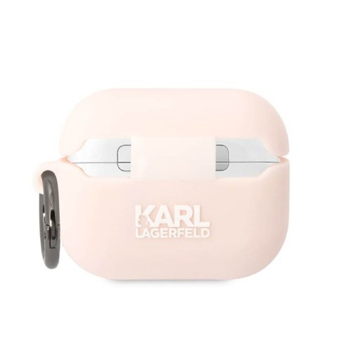 Karl Lagerfeld Silicone NFT Karl Head 3D - Etui AirPods Pro (różowy)