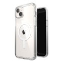 Speck Gemshell + MagSafe - Etui do iPhone 15 Plus / iPhone 14 Plus z powłoką MICROBAN (Clear)