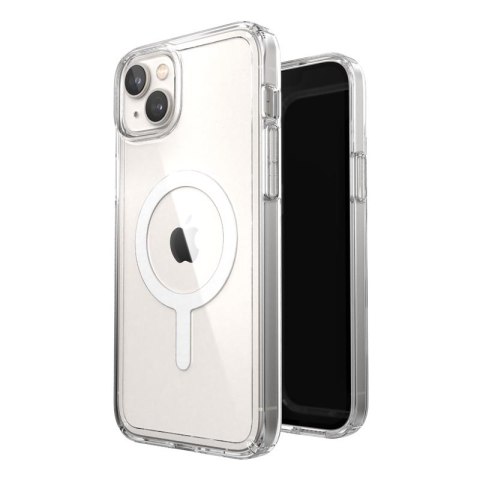 Speck Gemshell + MagSafe - Etui do iPhone 15 Plus / iPhone 14 Plus z powłoką MICROBAN (Clear)