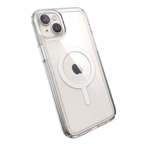 Speck Gemshell + MagSafe - Etui do iPhone 15 Plus / iPhone 14 Plus z powłoką MICROBAN (Clear)