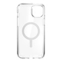 Speck Gemshell + MagSafe - Etui do iPhone 15 Plus / iPhone 14 Plus z powłoką MICROBAN (Clear)