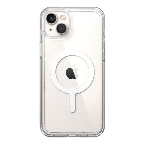 Speck Gemshell + MagSafe - Etui do iPhone 15 Plus / iPhone 14 Plus z powłoką MICROBAN (Clear)