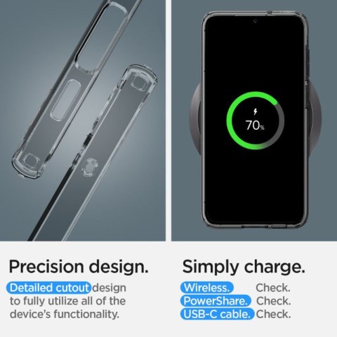 Spigen Liquid Crystal - Etui do Samsung Galaxy S23 (Space Crystal)