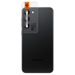 Spigen Optik Pro GLAS.TR EZ Fit Camera Protector 2-Pack - Szkło ochronne na obiektyw 2 szt. do Samsung Galaxy S23 / S23+ (Czarny