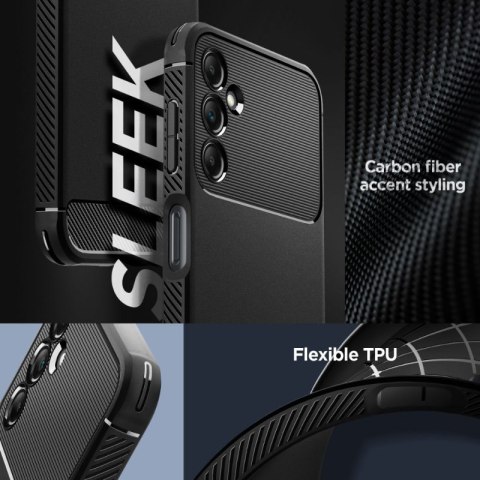Spigen Rugged Armor - Etui do Samsung Galaxy A14 5G (Czarny)