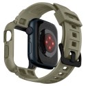 Spigen Rugged Armor Pro - Pasek z obudową do Apple Watch 44/45 mm (Vintage Khaki)