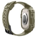 Spigen Rugged Armor Pro - Pasek z obudową do Apple Watch Ultra 49 mm (Vintage Khaki)