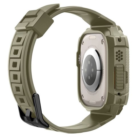 Spigen Rugged Armor Pro - Pasek z obudową do Apple Watch Ultra 49 mm (Vintage Khaki)