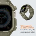 Spigen Rugged Armor Pro - Pasek z obudową do Apple Watch Ultra 49 mm (Vintage Khaki)