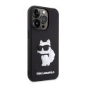 Karl Lagerfeld 3D Rubber NFT Choupette - Etui iPhone 14 Pro (Czarny)