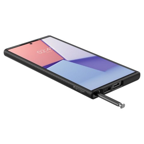 Spigen Liquid Air - Etui do Samsung Galaxy S23 Ultra (Matte Black)